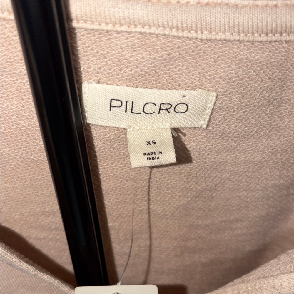 Pilcro by Anthropologie Women's Beige Eyelet Sleeve Top - Picture 4 of 7